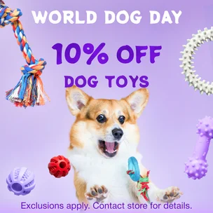 World Dog Day! 10% …