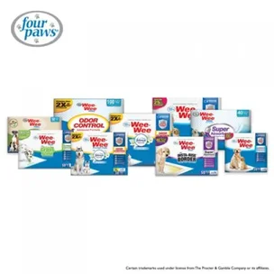 Wee-Wee Pads | 30ct - 200ct Packs of Pee Pads | Official Buy 10 Get 1 Free