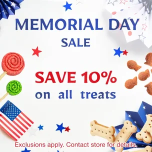 Memorial Day! 10% O…