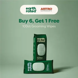 Earth Rated | Dog Wipes 100 count | OFFICIAL Buy 6 Get 1 FREE