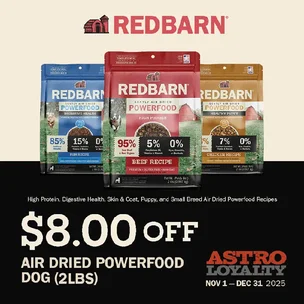 Redbarn | $8.00 OFF Select 2lb Air Dried Dog Powerfood
