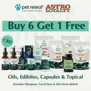 Pet Releaf | CBD Chews Crunchy & Soft EDIBITES | Official Buy 6 Get 1 Free