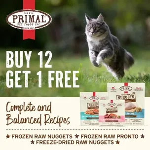 Primal CAT | 5.5oz Freeze-Dried | Official Buy 12 Get 1 Free