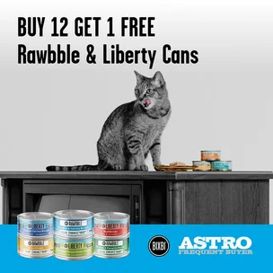 BIXBI Rawbble CAT | USA/CA 2.75oz x 24 Can (CASE) | Official Buy 12, Get 1 Free