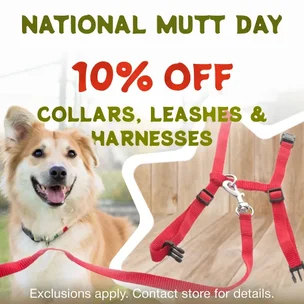 Mutt Day Sale! 10% …