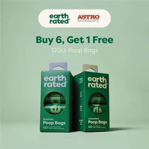 Earth Rated | Dog Bags 120 count | OFFICIAL Buy 6, Get 1 FREE