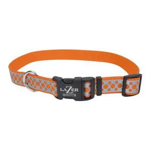 Coastal Reflect Collar Orng L 18"-26"