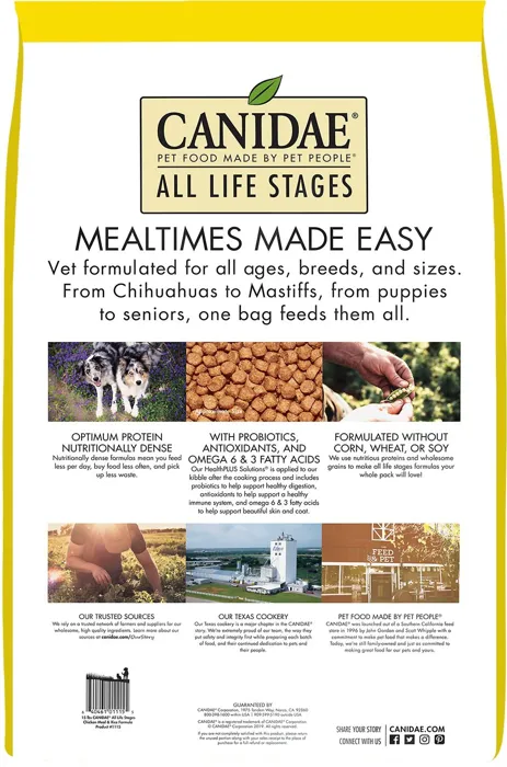 All Life Stages Chicken Meal & Rice Formula Dry Dog Food 30-lb