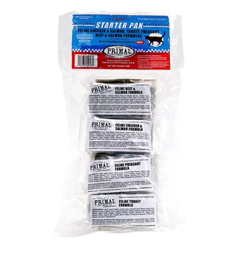 Raw Starter Pak For Cats - Assorted Flavors 12-oz