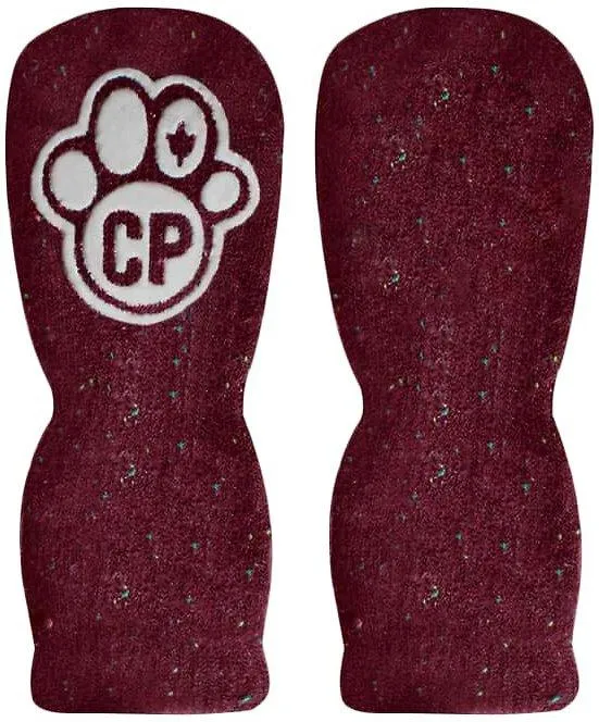 Cambridge Dog Socks In Maroon X-large