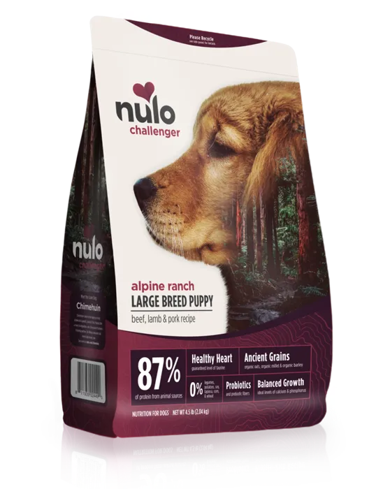 Challenger Alpine Ranch Large Breed Puppy Beef, Lamb, & Pork Recipe Dog Food 11-Lb