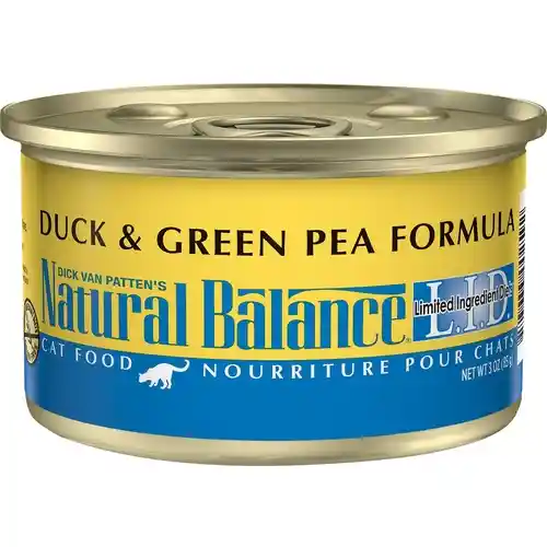 L.i.d. Limited Ingredient Diets Duck & Green Pea Formula Grain-free Canned Cat Food 3-oz