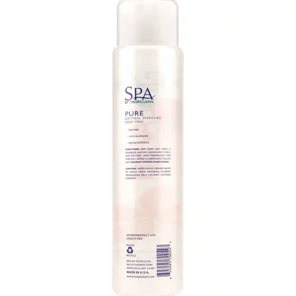 Spa Pure Shampoo For Dogs & Cats 16-Oz