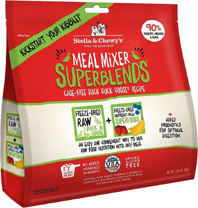 Mix Sprblend Gf Cagefree Dck Fd Raw Topper 3.25-oz