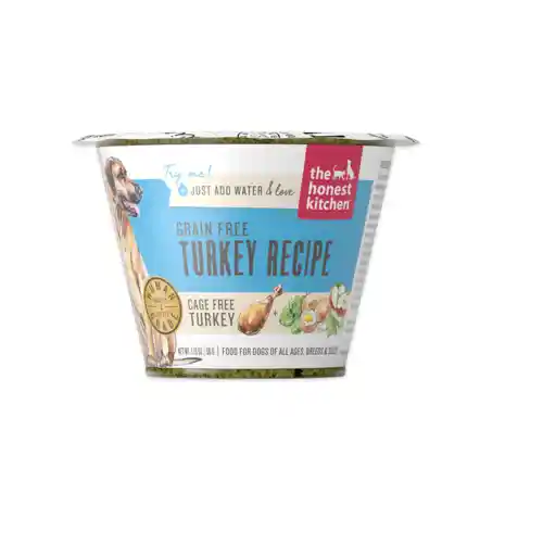 Grain-free Turkey Recipe Dehydrated Dog Food Cup 1.75-oz