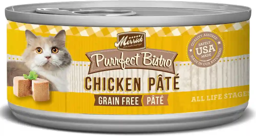 Purrfect Bistro Grain-free Chicken Pate Canned Cat Food 3-oz