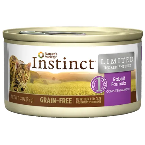 Instinct Ltd Ingr Diet Gf Real Rbt Can Cat 3-oz