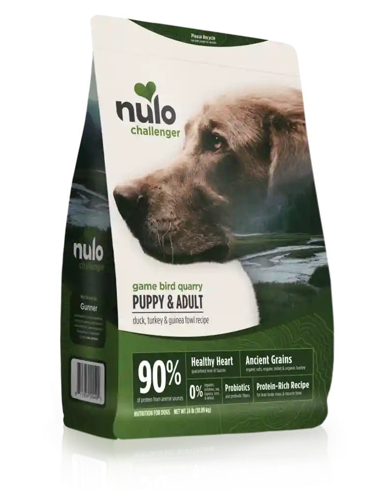 Challenger Gamebird Quarry Puppy & Adult Duck, Turkey, & Guinea Fowl Recipe Dog Food 24-Lb