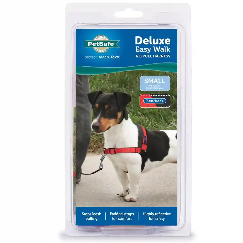 Deluxe Easy Walk No Pull Harness Small Rose