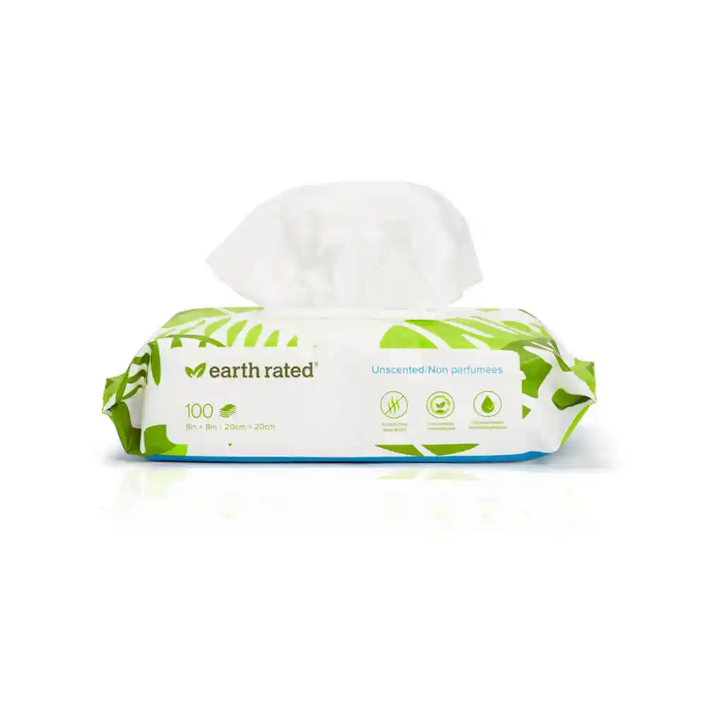 100 Usda Certified Biobased Dog Wipes - Unscented