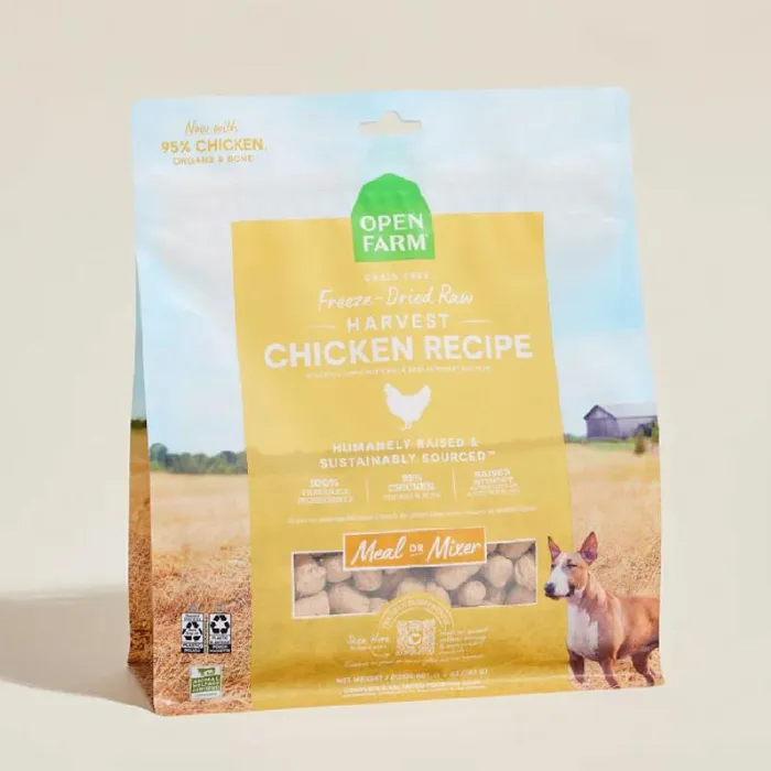 Harvest Chicken Recipe Freeze Dried Raw Dog Food 13.5-Oz