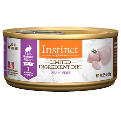 Instinct Ltd Ingr Diet Gf Real Rbt Can Cat 5.5-oz