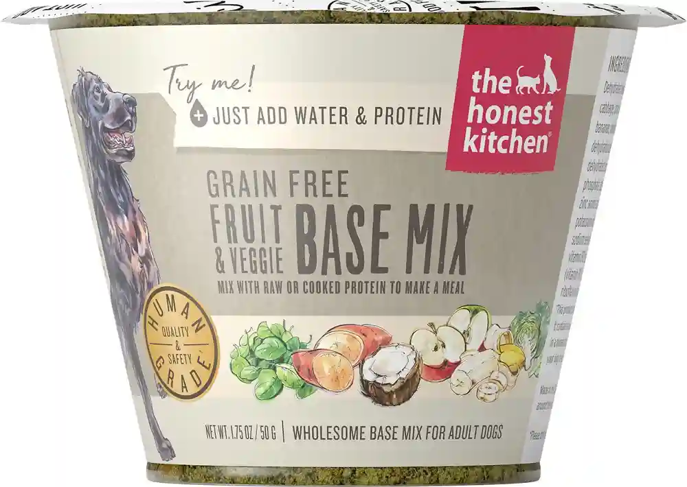 Grain-free Fruit & Veggie Dehydrated Dog Base Mix Cup 1.75-oz