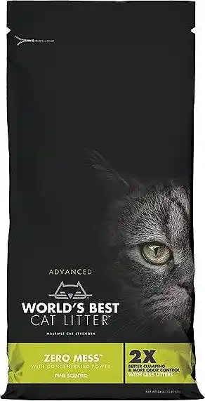 Advanced Zero Mess Pine Scented Cat Litter 24-Lb