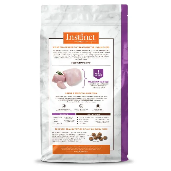 Instinct Lid Adult Gf W/ Real Rbt Nat Cat 4.5-lb