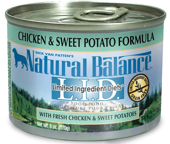 Lid Ltd Ingr Diets Chkn & Swt Pot Can Dog 6-oz