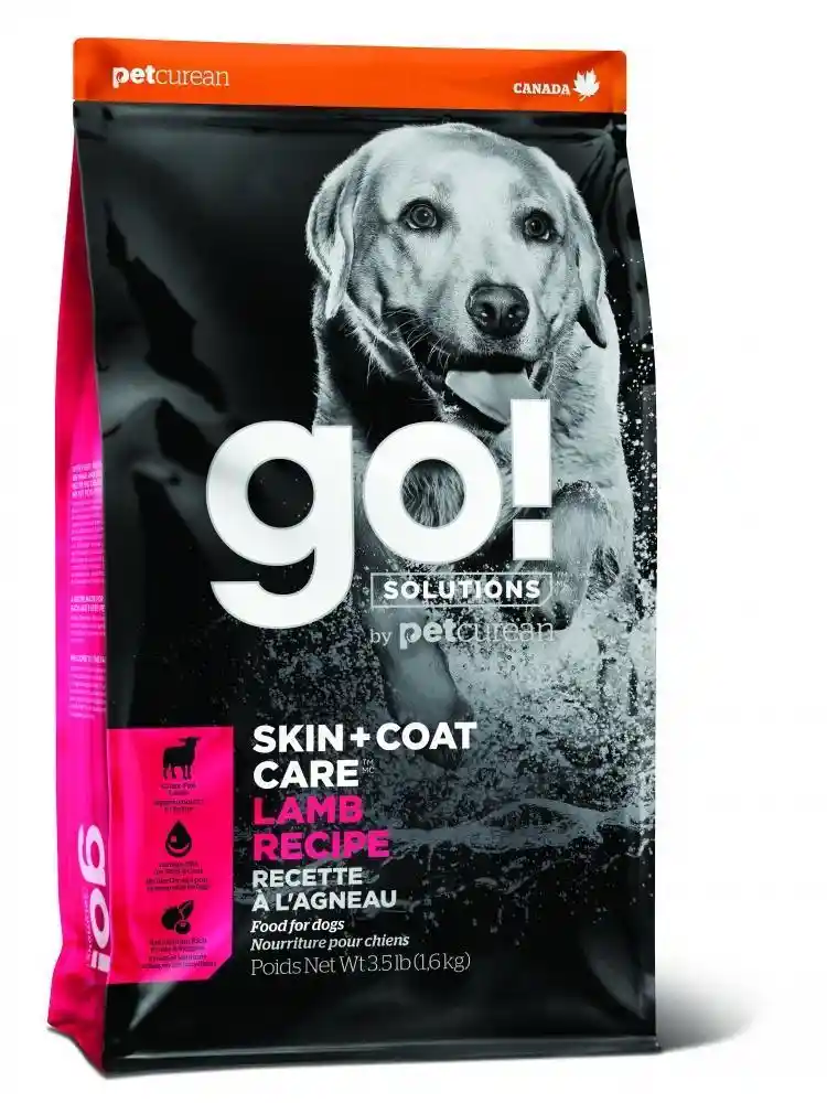 Go! Solutions Skin + Coat Care Lamb Recipe Dry Dog Food 25-Lb