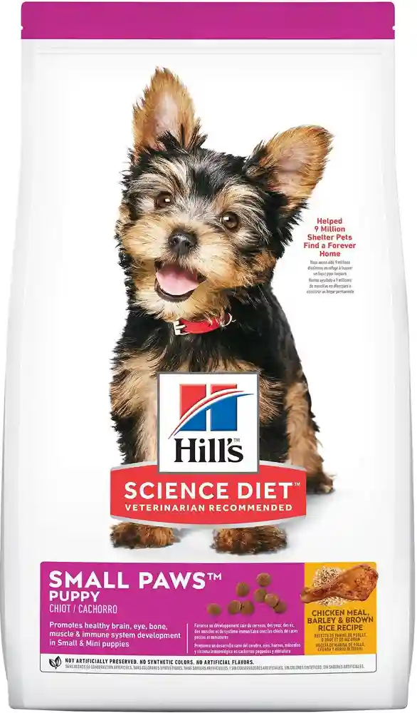 Puppy Small Paws Chicken Meal, Barley & Brown Rice Dry Dog Food 5-Lb