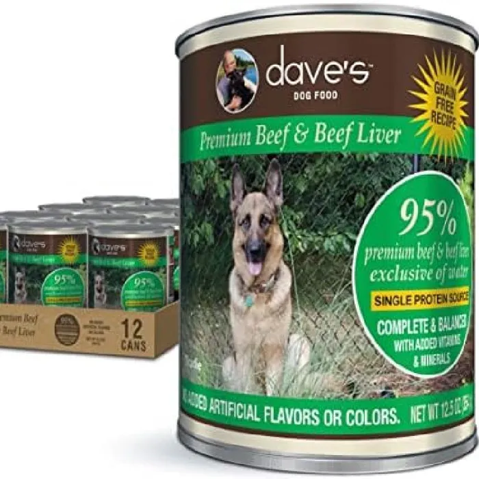 Dave's Lvr & Bf Can Dog Food 13-oz