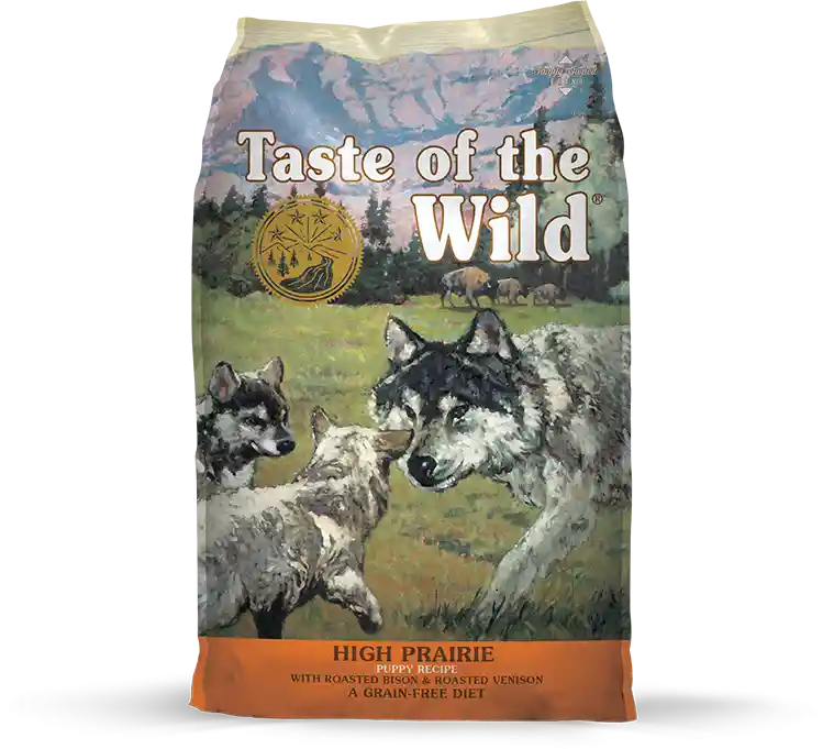 High Prairie Roasted Bison & Venison Puppy Dry Food 28-Lb