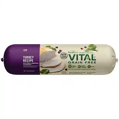 Vital Grain Free Turkey Fresh Dog Food 6-Lb