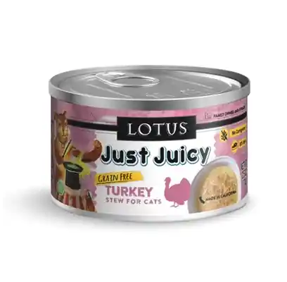 Just Juicy Turkey Stew Grain-free Canned Cat Food 2.75-oz