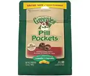 Pill Pockets Capsule Size Hickory Smoke Dog Treats