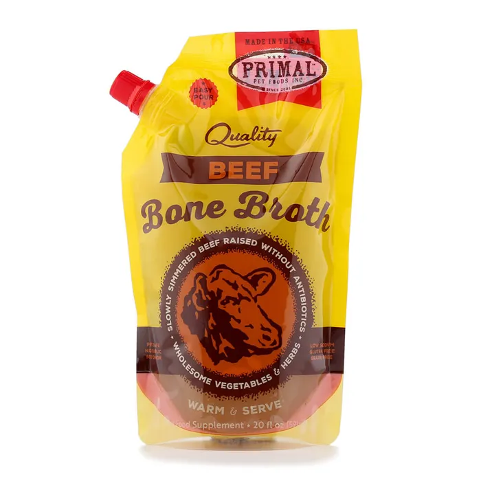 Primal Dog Frozen Bone Broth Beef 20oz