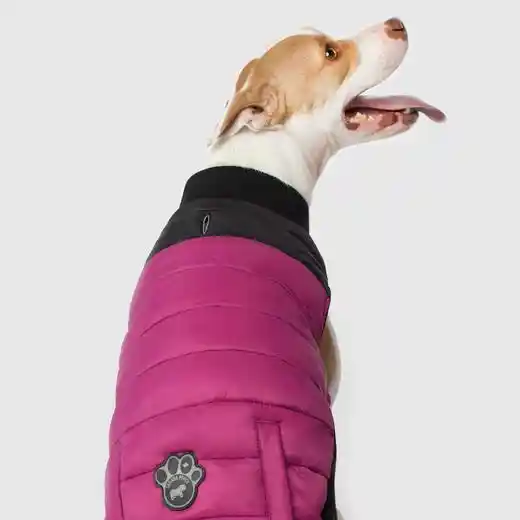 Summit Stretch Puffer Vest In Plum 14"