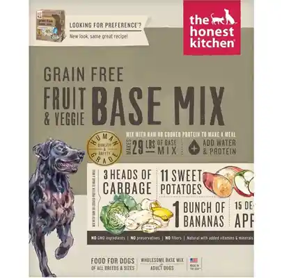 Grain-free Fruit & Veggie Dehydrated Dog Base Mix 3-lb