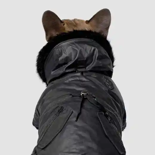 Urban Wax Parka In Black 26"
