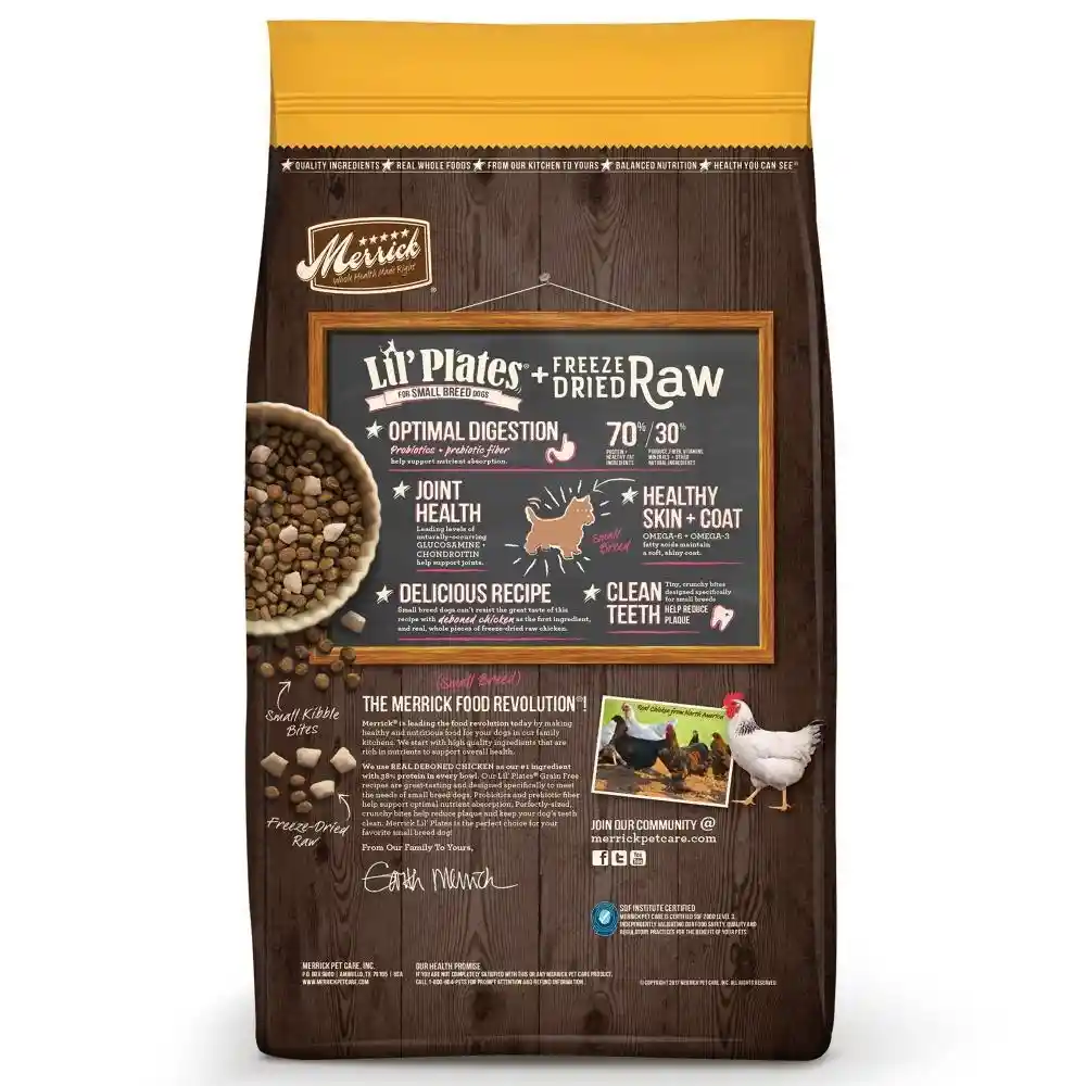 Lil' Plates Grain Free Puppy Small Breed Real Chicken & Sweet Potato Recipe Dry Dog Food 20-Lb