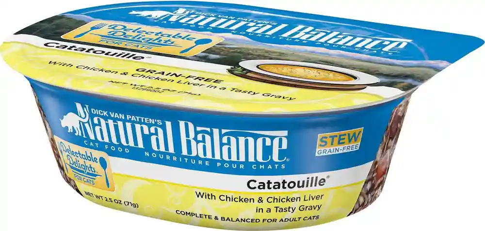 Delectable Delights Catatouille Stew Grain-free Wet Cat Food 2.5-oz