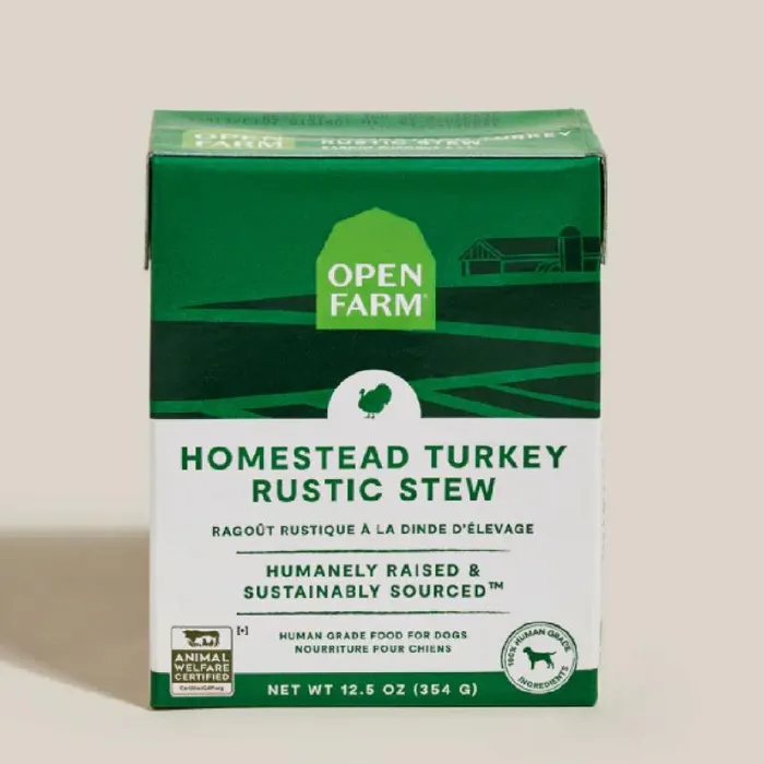 Homestead Turkey Recipe Rustic Stew Dog Food 12.5-Oz