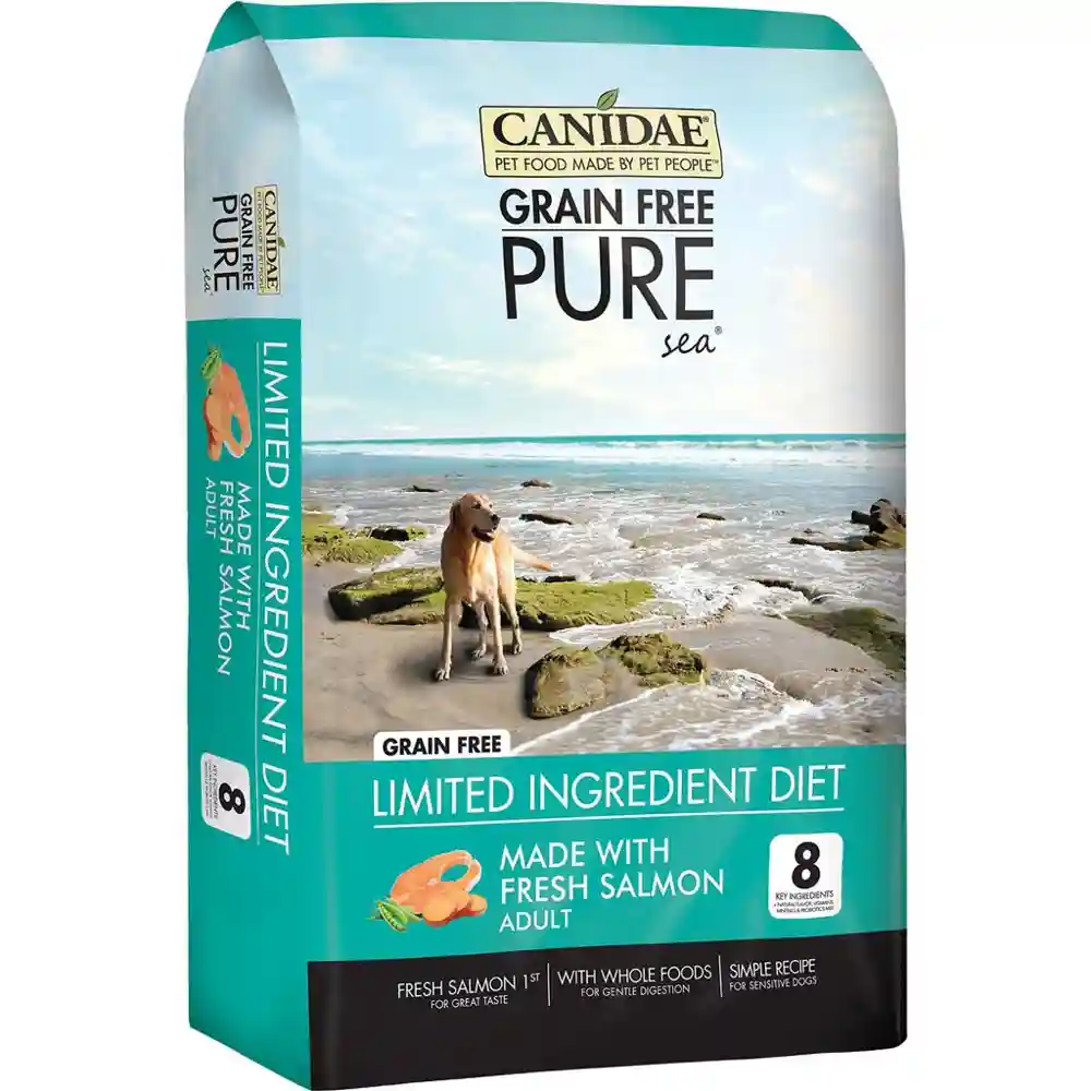 Grain-free Pure Real Salmon & Sweet Potato Recipe Dry Dog Food 12-lb