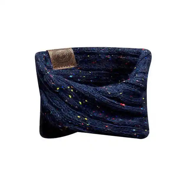 Cambridge Cableknit Scarf In Navy Medium
