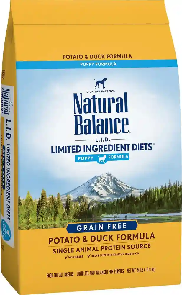 L.I.D. Limited Ingredient Diets Puppy Formula Potato & Duck Formula Grain-Free Dry Dog Food 4.5-Lb