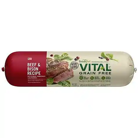 Vital Grain-Free Beef & Bison Fresh Dog Food 2-Lb