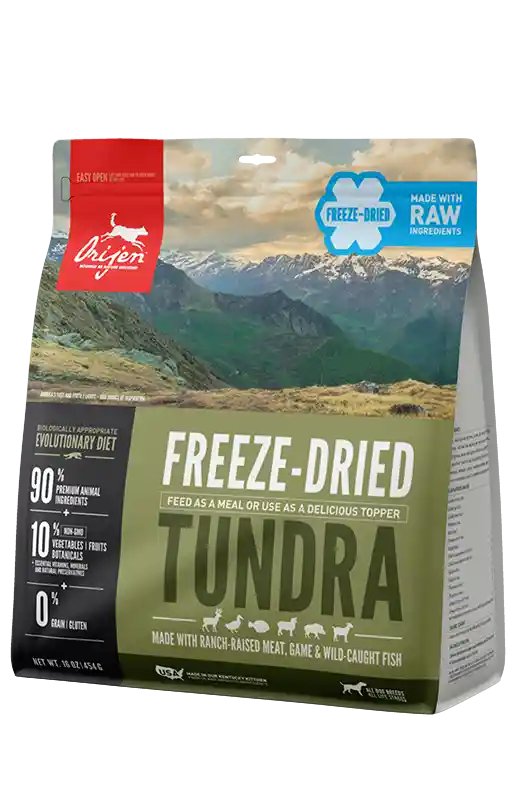 Grain Free Tundra Adult Freeze Dried Dog Food 6-Oz