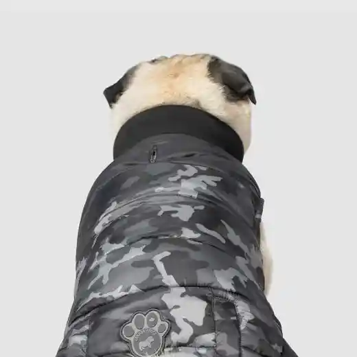Summit Stretch Puffer Vest In Black Camo 16"